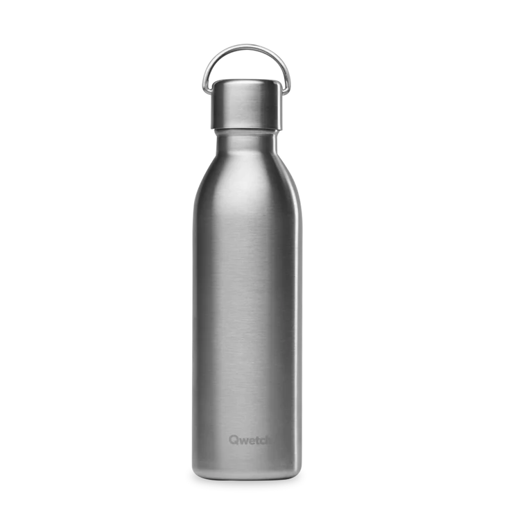 Qwetch Bouteille isotherme active inox brossé 600ml